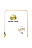 ARS Robotechnicals 30cm Rp Sma Dişi ( Erkek ) Ipex Mhf1 Rf Bağlantı Kablosu 0-6ghz Altın Kaplama Konnektör Koaksiyel - 1