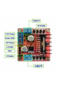 ROBİZ L298N Dual Motor Sürücü Modül thumbnail 4