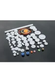 ROBİZ 60 Parça Plastik Dişli Seti Oyuncak Robot Araba Gear Dıy Kremayer Çark Kasnak Lastik Sonsuz Dişli thumbnail 5