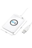 ROBİZ ACR122U 13.56Mhz Rfid Okuyucu Yazıcı Usb Kopyalayıcı Nfc Manyetik Kart Anahtarlık Etiket Okuyucu thumbnail 4