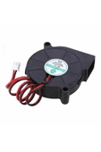 ROBİZ 5015 12V DC Salyangoz Fan 2 Pin 3D Yazıcı Soğutma Fanı Santirfüj Havalandırma Klima Türbin Kuluçka thumbnail 5