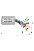 ROBİZ DC 36V / 48V 350W Fırçasız Motor Sürücü Scooter Elektrikli Bisiklet Beyin Bldc Hız Kontrol Kartı thumbnail 7