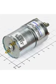 ROBİZ Zga37rg 12v 37mm 100rpm Redüktörlü Dc Motor Metal Dişli Yüksek Tork Kuvvet thumbnail 3