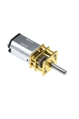 ROBİZ Ga12-n20 6v 300rpm Micro Dc Motor Dc 6v N20 Mini Metal Dişli Redüktör - 7