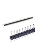 ROBİZ 5 Adet 1x40 Pin Erkek Header Tek Sıra 2.54mm 180 Derece Kırılabilir Bölünebilir Konnektör Soket - 6