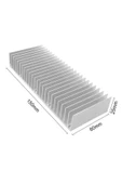 ROBİZ 15cm x 6cm x 2.5cm Alüminyum Metal Soğutucu Blok Radyatör Amfi Led Entegre Transistor Vga Ram Memory thumbnail 5