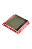 ROBİZ 5110 84x48 Lcd Modül  84 x 48 Pixel Grafik Lcd Display Ekran 5V Beyaz Arka ışık Gösterge Menü Resim - 5
