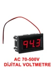 ROBİZ Alkatronik 0.56' Ac 70-500v Dijital Kırmızı Voltmetre Iki Telli Panel Tip 70v-500v Kırmızı Voltmetre thumbnail 4