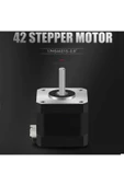 ROBİZ 17hs4401s-09 Nema 17 Step Motor 0.28n.m 0.9 Derece 400 Adıım D Mil 2 Faz 1.3a 3d Yazıcı Printer thumbnail 3