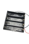 ROBİZ 18650 2 Tel 4lü Pil Kutusu Paralel 4 Adet 3.7v Paralel Lityum Lion Batarya Yuvası Mobil Güç Kaynağı thumbnail 3