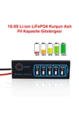 ROBİZ 5-30v Pil Kapasite Göstergesi 2s / 8s Li-ion Lifepo4 Kurşun Asit Batarya Akü Seviye Kapasite thumbnail 1