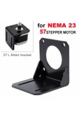 Alkatronik Nema 23 Nema 57 Step Motor L Tip Metal Montaj Parçası Braket Metal Taban Tutucu Montaj thumbnail 3