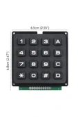 ROBİZ 4x4 Matrix Tuş Takımı Keyboard Keypad 16 Buton Alarm Şifre thumbnail 4