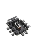 ROBİZ 8 Port Fan Çoğaltıcı Hub Kartı Ide Güç Giriş Soketi Hız Kontrol - 3