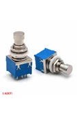 ROBİZ 3pdt On/on/off 3lü Anahtar Ac 250v 3a 9 Pin Switch Anlık Basmalı Buton - 4
