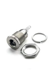 ROBİZ 5.5 Mm X 2.1mm Dc Güç Soketi Metal Panel Montaj Power Jack - 1