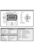 ROBİZ 1604a 4x16 Mavi Karakter Lcd Modül Display Ekran 5v Beyaz Arka Işık 16x4 16 X 4 Standart Sol Üst - 8