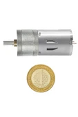ROBİZ 12v 620rpm Jga25-370 Redüktörlü Dc Motor Metal Dişli Yüksek Tork Kuvvet 25mm Robot Oyuncak thumbnail 4
