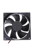 ROBİZ Dc 12v Fan 90x90mm 9025 3200rpm 9x9cm Sessiz 2 Pin Fırçasız Soğutma Kuluçka thumbnail 6