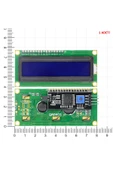 ROBİZ Iıc I2c Seri 1602a 2x16 Mavi Karakter Lcd Modül Display Ekran 5v Beyaz Arka Işık 16x2 thumbnail 7