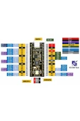 ROBİZ Raspberry Pi Pico Rp2040 16mb Modül Type C Dual Core 264kb Arm Cortex-m0+ Micro Kontrolör thumbnail 7