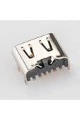 ROBİZ Type-C Usb Soket 6 Pin Smd USB 3.1 Cep Telefonu Elektronik Cihaz Usb Port Konnektör Şarj Soketi Dişi thumbnail 3
