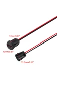 ROBİZ Type C Panel Montaj Dişi Soket 2 Pin 15cm Kablolu Uzatma USB 3.1 Konnektör Araba Kamera Oyuncak - 6