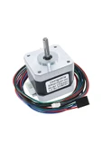 ROBİZ 17hs4401 Nema 17 Step Motor 0.42n.m D Mil 2 Faz 1.5a 1.8 Derece 200 Adım 3d Yazıcı Printer - 1