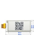 ROBİZ 2.13” OPM021B1 Paper Lcd  Fiyat Etiketi Reklam Gösterge Kağıt Ekran 250x122 Çözünürlük - 6