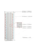 OEM Breadboard Mb-102 830 Hücre Mb102 Büyük Boy Bread Board Protoboard Prototip Elektronik Deney thumbnail 5