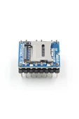 ROBİZ Wtv020 Mini Mp3 Wav Player Modülü Micro Sd 1g Tf Kart Ses Müzik Çalma Kartı16 Bit Pwm Dac 3w - 2