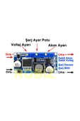 ROBİZ Lm2596 Acav Pil Şarj Modülü Voltaj Düşürücü Güç Kaynağı Ayarlanabilir Akım Pil Sarj Led Sürücü - 2