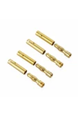ROBİZ 4 Çift 4mm Altın Kaplama Banana Dişi Erkek Soket 40a Pil Batarya Lion Bullet Plug Kablo - 3