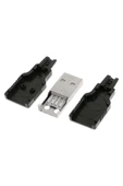 ROBİZ Kutulu Usb Type A Erkek Soket Usb 2.0 4 Pin Plastik Kapak Dıy Tip Elektronik Cihaz Usb - 3