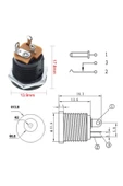 ROBİZ 5.5x 2.1mm Plastik DC Güç Soketi Panel Montaj Power Jack Adaptör thumbnail 4