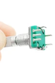 ROBİZ Ec11 Rotary Encoder Butonlu 20 Adım Pot Başlıklı Pwm 360 Derece Döner Butonlu Dijital thumbnail 2
