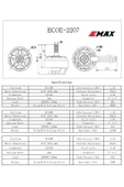 ROBİZ Emax ECO II 2207 2400KV Fırçasız Motor  Çelik Mil Model Uçak Rc Multicopter Quadcopter Drone Fpv thumbnail 8