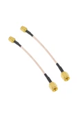 ROBİZ Rg316 10cm Sma Erkek Erkek Kablo Rf Uzatma Kablosu Altın Kaplama Soket 0-6ghz Wi-fi Anten Fpv Lora - 4