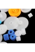 OEM 85 Parça Plastik Dişli Seti (oyuncak - Tekerlek - Mil - Çark) thumbnail 6