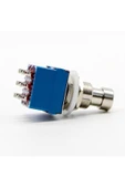 ROBİZ 3pdt On/on/off 3lü Anahtar Ac 250v 3a 9 Pin Switch Anlık Basmalı Buton - 5