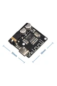 ROBİZ Vhm-314 Type-c Bluetooth Kablosuz Ses Mp3 Modül Amfi Müzik Çalma Kartı Dc 5v Usb Lityum Pil Batarya thumbnail 1