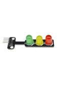 ROBİZ Trafik Işık Led Modülü 5v Ortak Katot 8mm Led Kırmızı Sarı Yeşil - 6