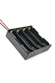 ROBİZ 18650 2 Tel 4lü Pil Kutusu Paralel 4 Adet 3.7v Paralel Lityum Lion Batarya Yuvası Mobil Güç Kaynağı thumbnail 2