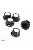 ROBİZ Plastik Pot Başlığı 16mm Siyah Gümüş Rotary Enkoder Ses Kontrol thumbnail 7