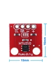 ROBİZ Htu21 3.3v Sıcaklık Ve Nem Sensör Modülü Iıc I2c Yüksek Hassasiyet Iıc Dijital Nem Sensörü Klima - 1