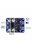 ROBİZ Tpa3118 60w Mono Digital Ses Amfi Modül Dc 12v-24v Tek Kanal Class D Amplifikatör Amfi Amplifier thumbnail 5