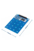 ROBİZ Ttp229 16 Buton Dokunmatik Sensör Modülü Kapasitif Dijital Tuş Algılayıcı Anahtar Keypad - 1