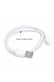 ROBİZ Usb 2 Pin Pogo Kablo Akıllı Saat Manyetik Sabitleyici Şarj Kablosu GT88 GT68 KW08 KW18 KW88 KW98 - 5
