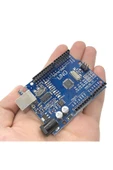 Arduino Uno R3 Smd Klon Atmega328p Smd Ch340 Açık Kaynak Kodlu Yazılım Geliştirme Kartı thumbnail 3