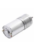 ROBİZ 12v 620rpm Jga25-370 Redüktörlü Dc Motor Metal Dişli Yüksek Tork Kuvvet 25mm Robot Oyuncak thumbnail 6